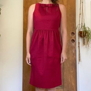 Moschino cheap & chic bow dress red medium